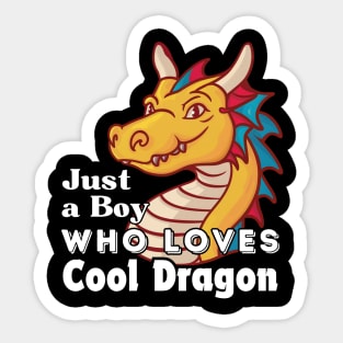 Dragon Funny Cute Quotes Sticker